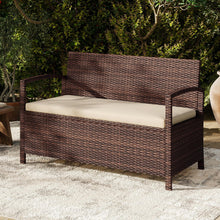 Load image into Gallery viewer, Tangkula 42 Gallon Outdoor Bench with Storage for Porch Backyard Poolside